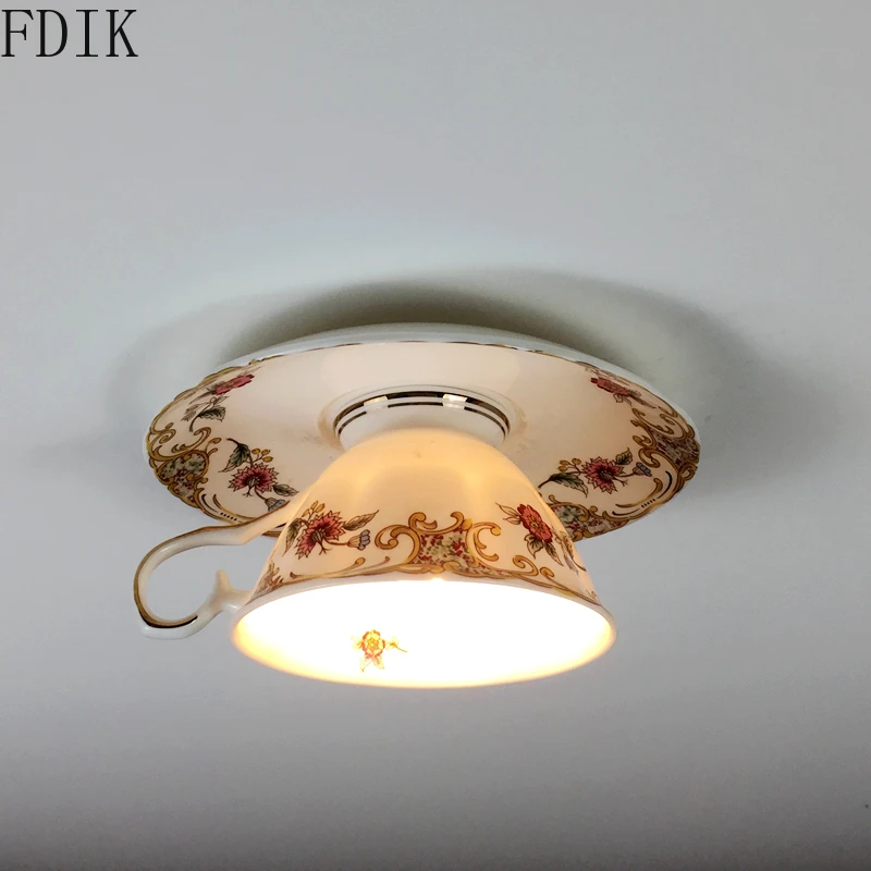 

Modern Ceramic Ceiling Lights Lampliving Room Kitchen Bedroom Home Decoration Loft Porcelain Chinese Led Embedded Creative Lamps