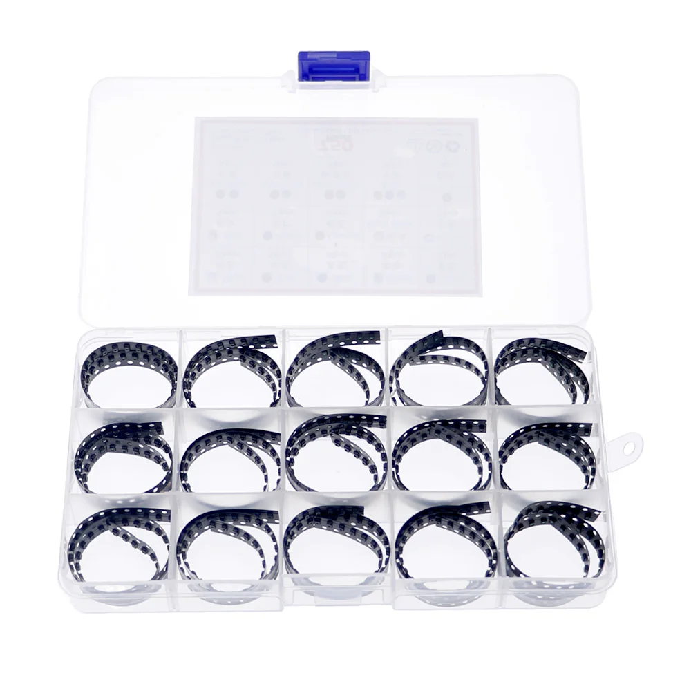 750Pcs 15Value x 50pcs 0805 kit di diodi LED SMD set bianco rosso verde blu giallo caldo arancione rosa viola RGB con scatola
