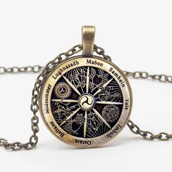 HOT! Retro Zodiac Wicca pendant accessories necklace crescent charm female long necklace jewelry men gift party souvenir