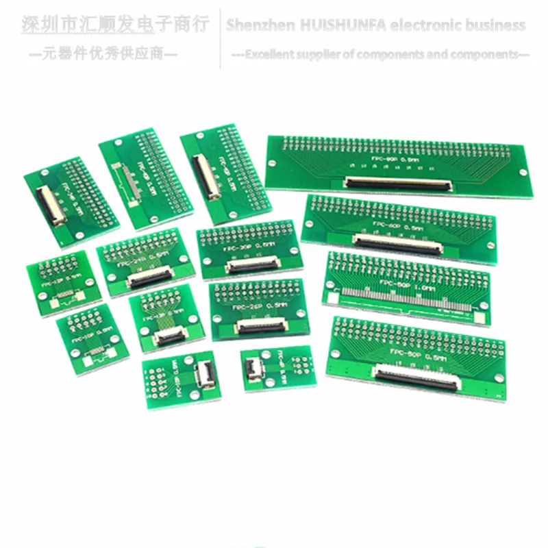 جانبي الشركة العامة للفوسفات/FFC مرنة سلك محول مجلس هي 0.5 مللي متر 1.0 مللي متر لتكون مباشرة إدراج 2.54 مرنة سلك محول مقعد