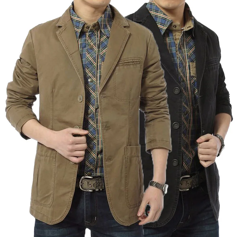 2023 Spring Autumn Luxury Men Blazers New Fashion Brand High Quality Cargo Suit Casual