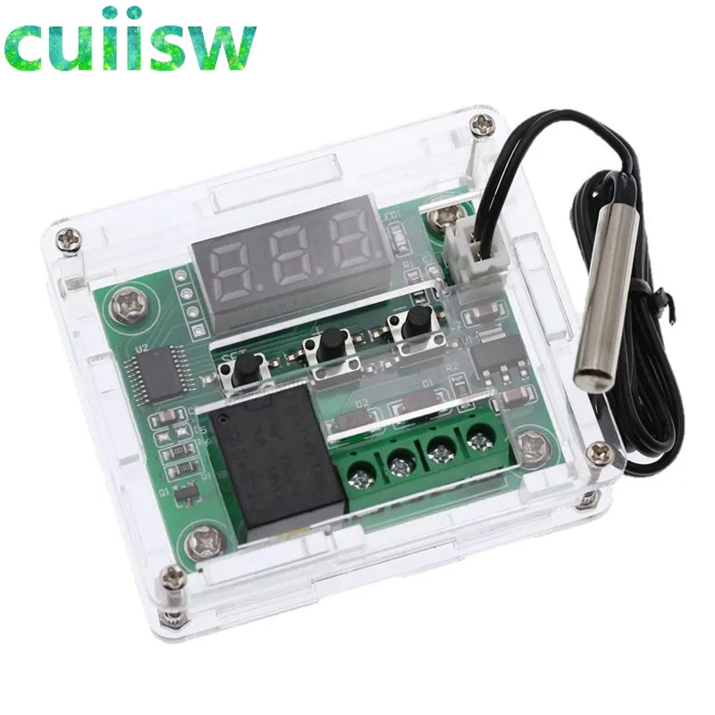 Controlador de temperatura digital, termostato, controle de temperatura, placa de comutação, W1209-50-100C, DC 12V, W1209