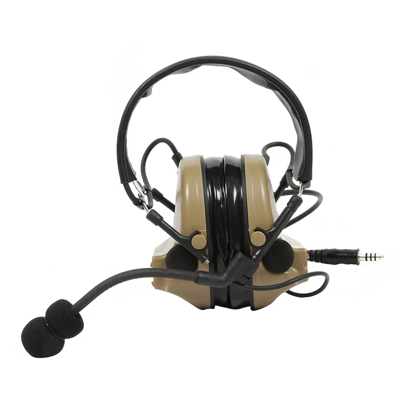 TS TAC-SKY COMTA II نسخة فوق الأذن من السيليكون سماعة رأس تكتيكية خارجية للدفاع عن السمع وإلغاء الضوضاء سماعة رأس لاقط C2