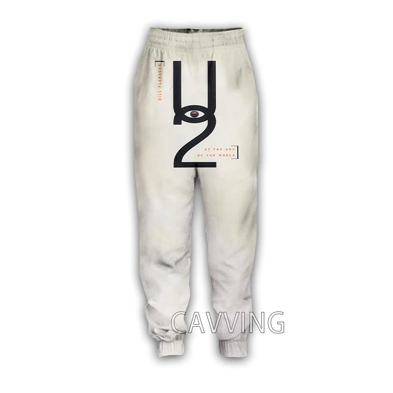 

CAVVING 3D Printed U2 Band Casual Pants Sports Sweatpants Straight Pants Sweatpants Jogging Pants Trousers U02