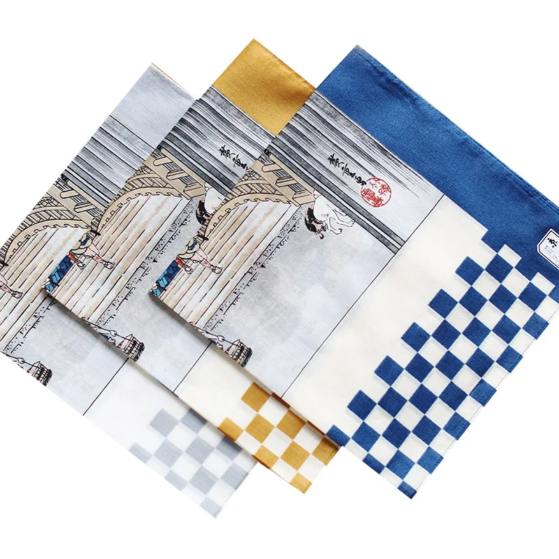 

Good quality men's handkerchief,Japanese cotton Handkerchief,best gift for friend