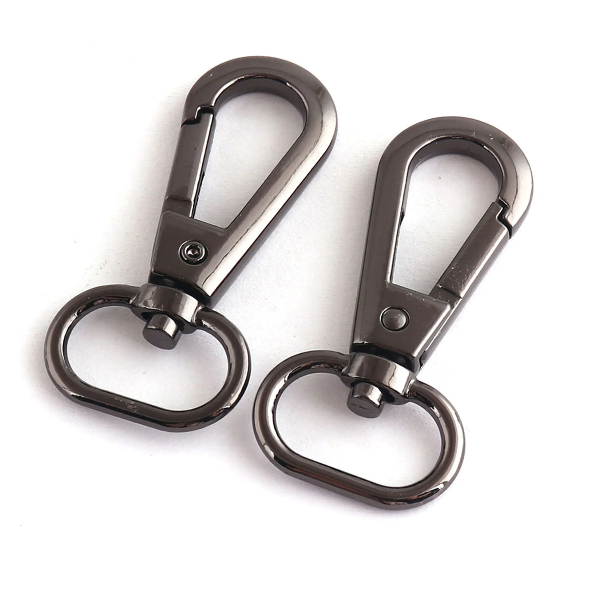 

Swivel Clasps Snap Hook Lobster Clasp Key-Chain Base Parrot Claw Strap Webbing Clip 6 PCS 19 mm around 3/4"