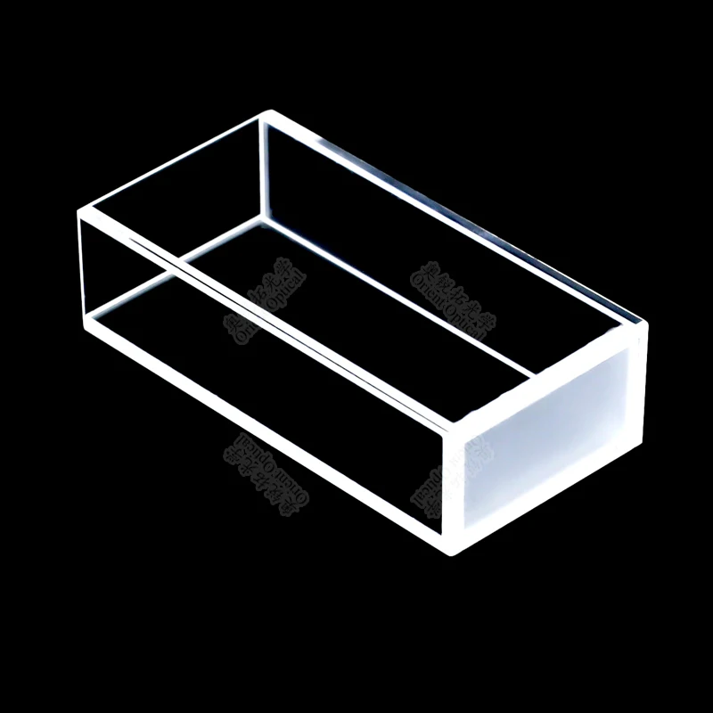 20Mm ควอตซ์เรืองแสง Cuvette/4-Way Light/สูงและกรดความต้านทาน