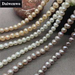 AA Freshwater Accidental Pearl Round Loose 9 Size 3 Colors Pearl Diy for Jewelry