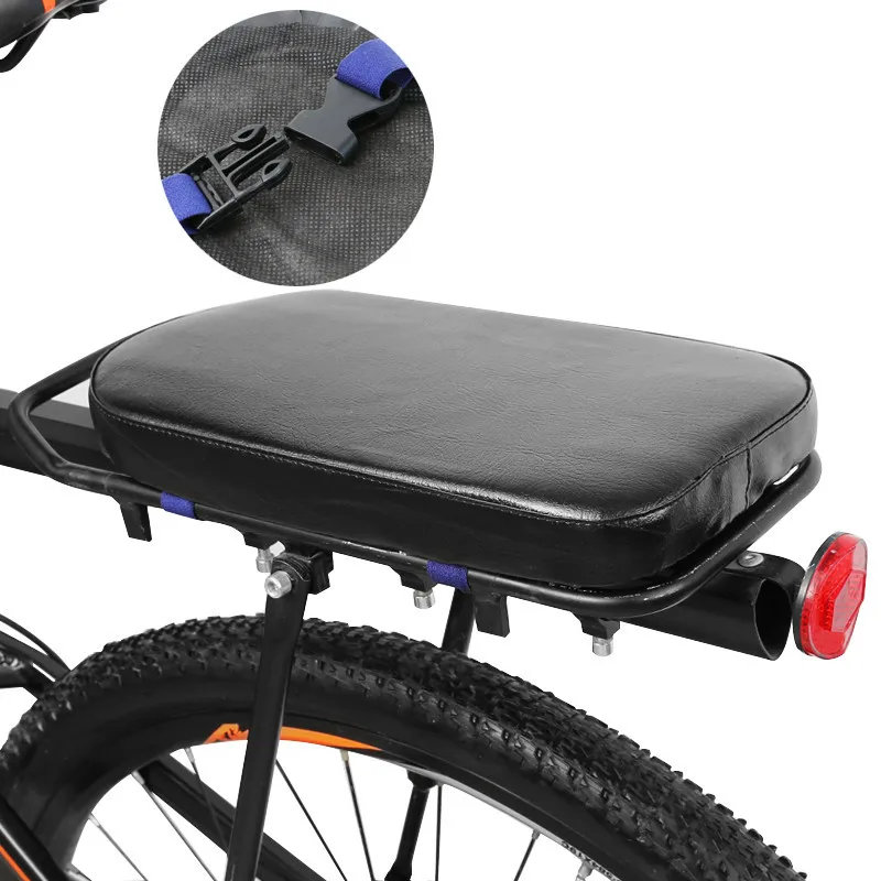 Bicycle rear seat cushion can be manned electric car battery car rear seat cushion mountain bike seat thickened soft seat