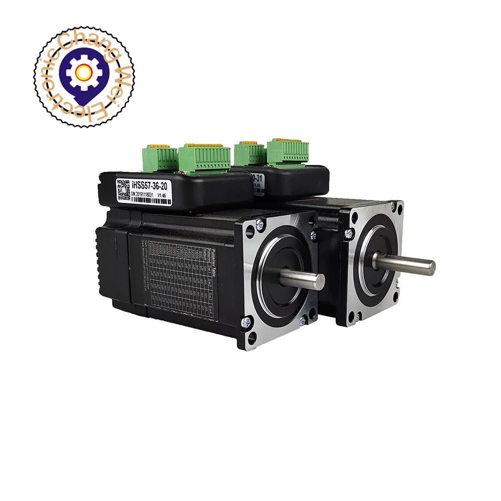 Imagem -03 - Motor Deslizante Integrado Nema23 2nm 2450vdc 24-50vdc Servo Híbrido Quente 2-phase Ihss573620 57.