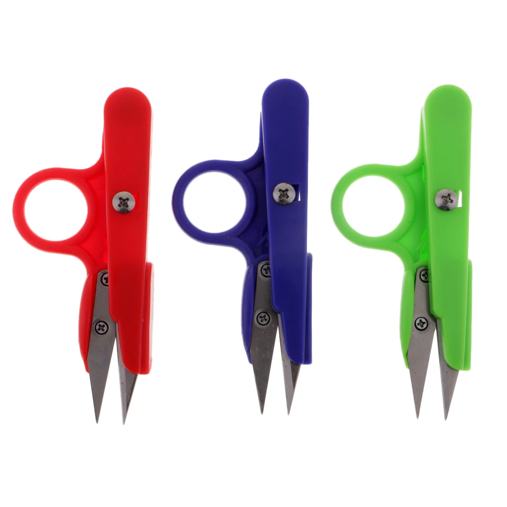 3Pcs Sewing Scissors Snips & Finger Ring Beading Thread Cutter Nippers Tools