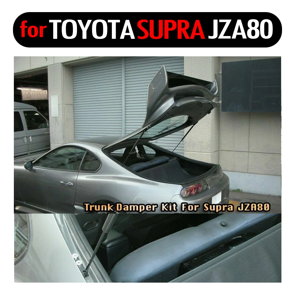 Rear Tailgate Damper for Toyota SUPRA JZA80 1993-2002 hatchback with Spoiler Trunk Boot Gas Charged Gas Struts Lift support