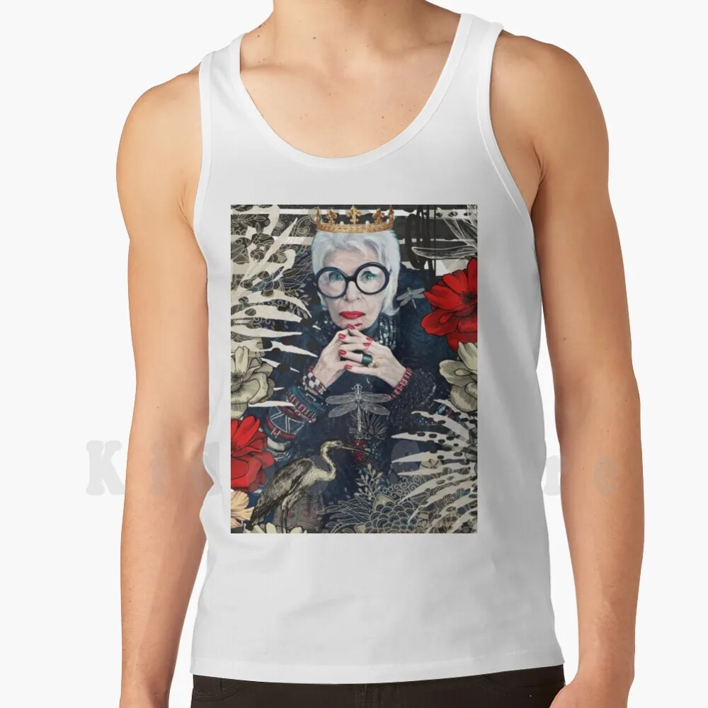 Iris Apfel Tank Tops Vest Sleeveless More Is More And Less Is A Bore More Is More Crown What In Iris Apfel Coco