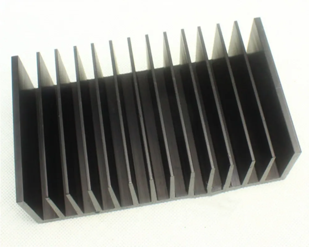 Aluminium Heatsink Volledig Symmetrische Discrete Componenten Hifi Koorts Eindversterker Bord 140*81*44Mm Radiator Voor Lm3886/Tda7293