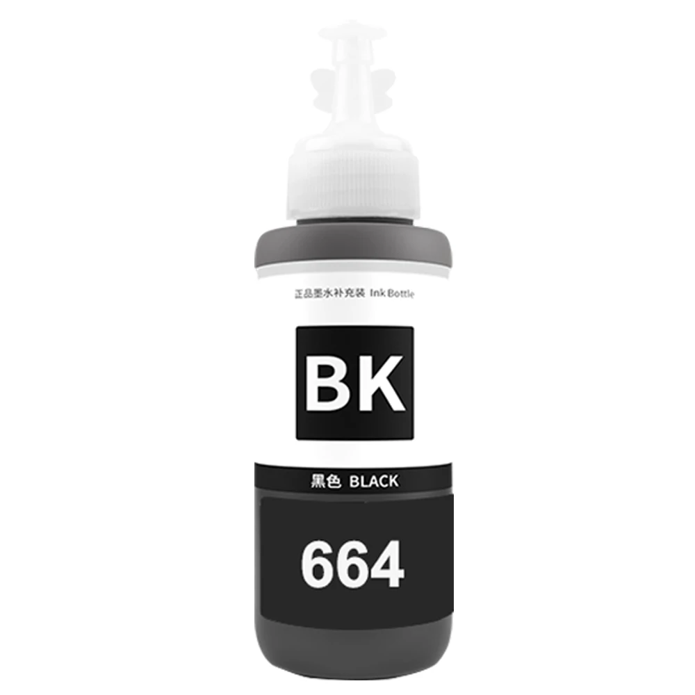 HS Color and Black Compatible for Epson 664 Ink Bottle for L312 L365 L555 ET-2500 ET-2550 ET-2600 ET-2650 ET-16500 ET-14000