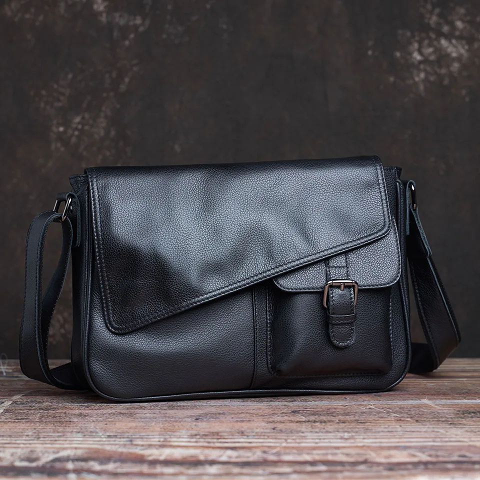 Casual Männer Umhängetasche Aus Echtem Leder Mode Schulter Tasche Hohe Qualität Leder Original Messenger Für 10,5 Zoll iPad NUPUGOO – Detail 6