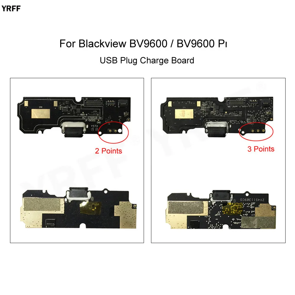 For Blackview BV9600 Pro USB Charging Dock Board/Front Rear Camera/Main Board Flex Cable/Mother Board/Sim Card Slot Phone Parts