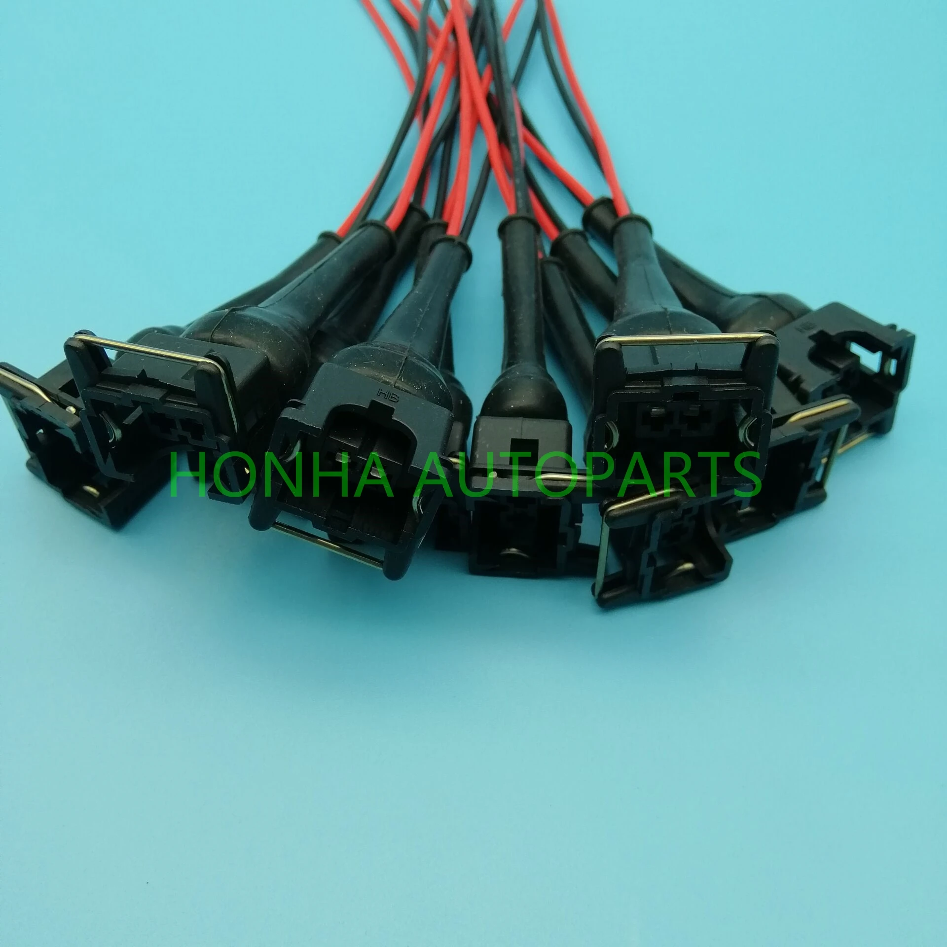 

Free shipping 10/20/50/100 pcs EV1 OBD1 Fuel Injector Connector Pigtail Cut Splice Wiring L4 RC 2 pin wire harness