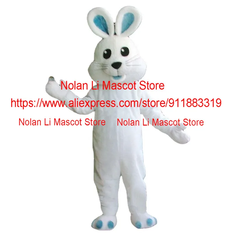 Smart Bunny Mascot Costume Cartoon Role-Playing Movie Props Adult Suit Ad Display Halloween Birthday Party Holiday Gift 146