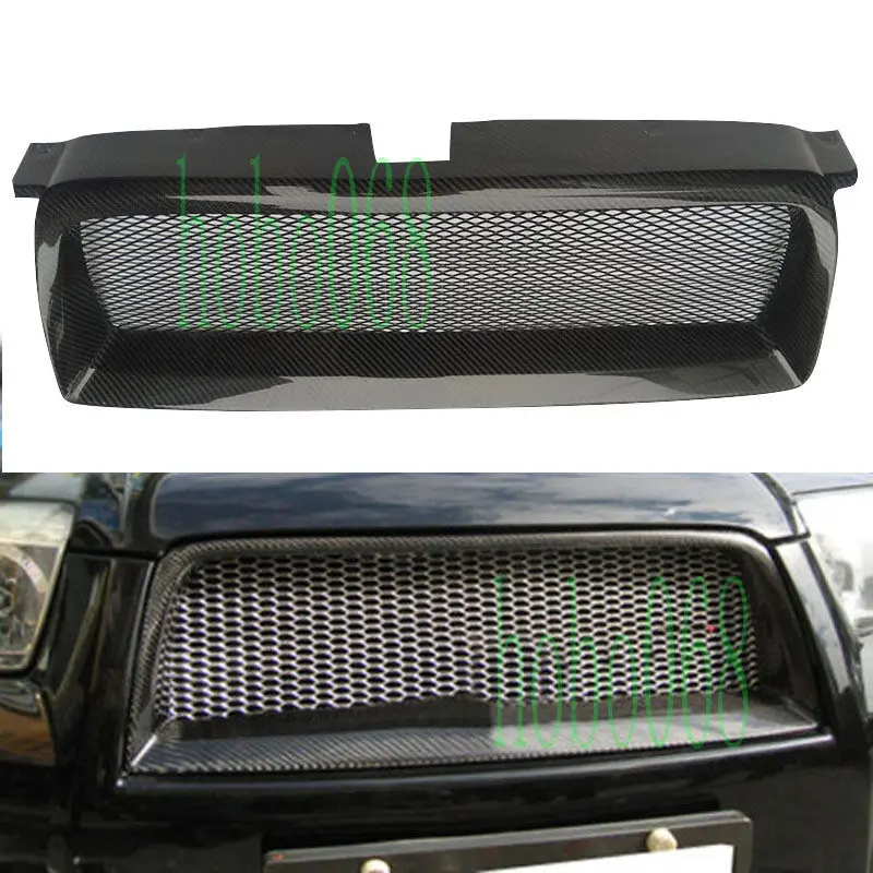 Fit For Subaru Forester STI 2005 2006 2007 2008 Carbon Fibe Front Grill Mesh Bumper Hood Grille