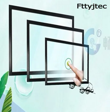 

Fttyjtec 55-дюймовый 20-точечный ИК-сенсорный экран, инфракрасная рамка сенсорного экрана - 20 точек касания 32 дюйма