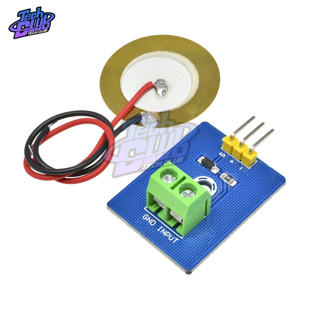 Ceramic Piezo Vibration Sensor Module Analog Controller Electronic Components Supplies Sensor DIY KIT 3.3V/5V for Arduino R3