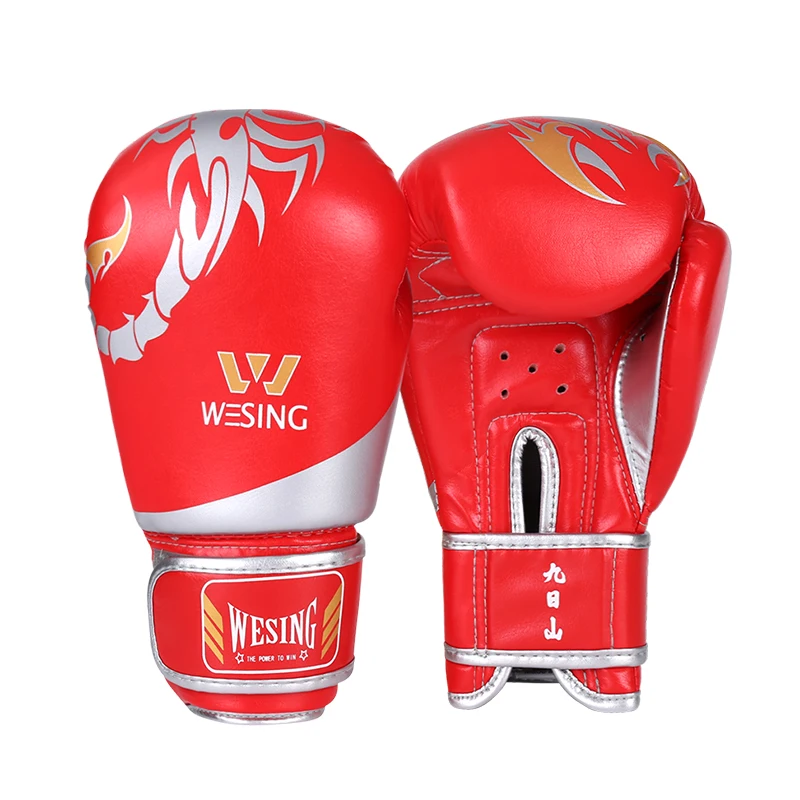 Wesing Kids Boxing Gloves Children Training Gloves 6OZ Punch Mitts Gift