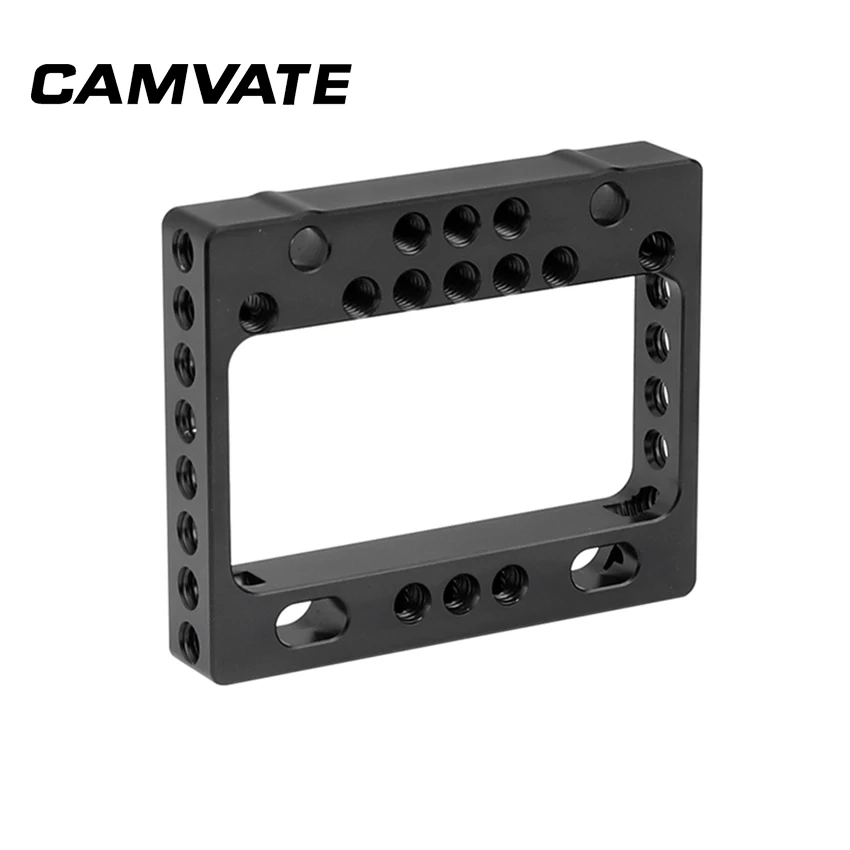 سبائك الألومنيوم CAMVATE لوحة الجبن مع 1/4 "-20 و 3/8"-16 تصاعد ثقوب موضوع مصممة للسينما الرقمية الحمراء DSMC2 كاميرا