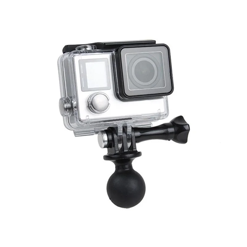 Adaptor Dasar Kepala Bola Tripod Dudukan RAM Portabel Plastik ABS untuk Aksesori Kamera Aksi GoPro Hero 5 4 3 + 3 2