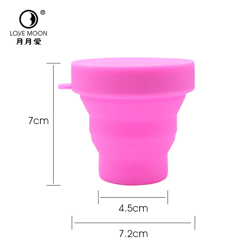 Medical Grade Silicone Menstrual Cup Ladies Menstrual Collection Safe Ladies Sterilization Cup Feminine Hygiene Products