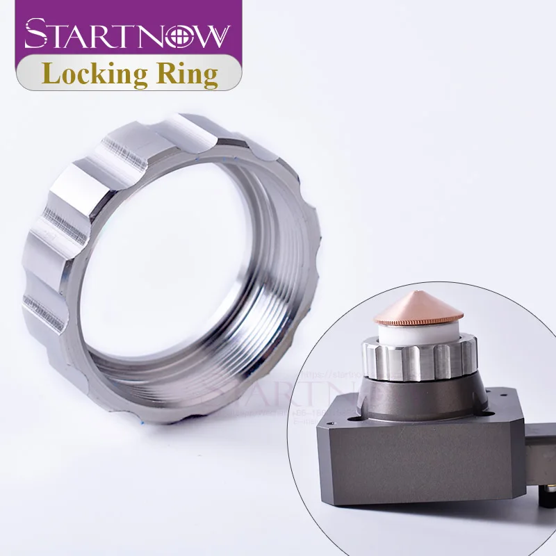 Startnow Laser Locking Ring For Precitec Raytools BT240S BM109 BM111 WSX Fiber Laser Head Ceramic Lock Ring Fasten Nut