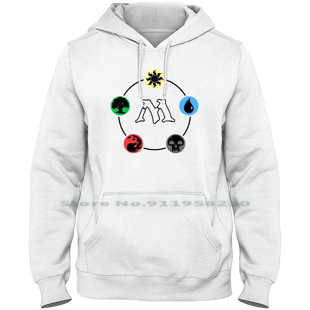 With Men Women Hoodie Pullover Sweater 6XL Big Size Cotton Fantasy Symbol Magic With Ring Game Alan Ana Me Symbol