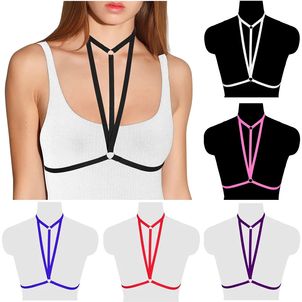 

New Cheapest Bondage Body Harness For Women Belt Fetish Accessories Bdsm Multiple Colour Lingerie Cosplay Sexy Garter Harajuku