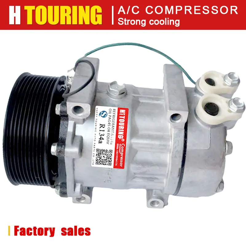 sanden sd7h15 ac compressor For SCANIA R-SERIES EURO5 Truck 1888032 570608 1331044 3471402734 1531196 1531196 188803 7275 8295