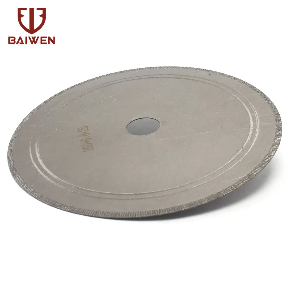 Super Thin Circular เพชรใบมีด6/7/8/10/12นิ้วตรงฟันตัดสำหรับตัดหยกแผ่นสำหรับ Agate อัญมณีหิน Slits