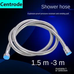 Plumbing Hoses Shower hose stainless steel encrypted explosion-proof shower head water pipe  nozzle connection pipe fittings