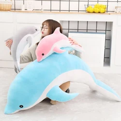 30CM kawaii Dolphin Plush Toys Lovely Stuffed Soft Animal Pillow Dolls for Children Girls Sleeping Cushion Finger Gift