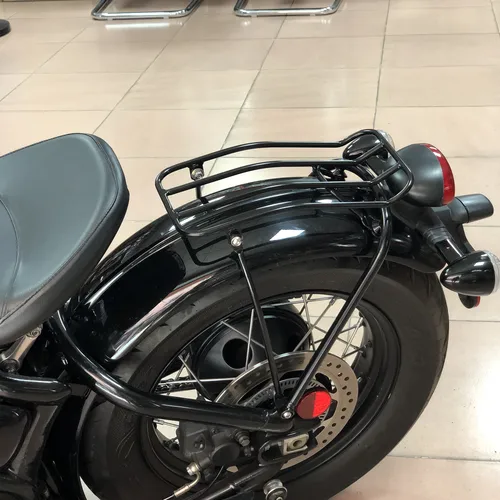 Imagen 2 del producto Estante de equipaje trasero de reacondicionamiento de asiento individual de motocicleta, puente de equipaje para Triumph Bonneville Bobber, estantes de artículos de estante de uso especial