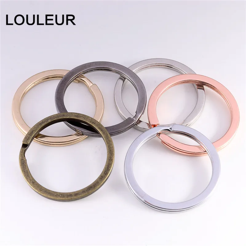 Louleur Hohe Qualität Schlüsselring Split Ring Schlüssel Ring Für Schlüssel Kette Schlüsselbund Diy Schmuck Machen Sleutelhanger Schlüssel Ringe Großhandel – Detail 3