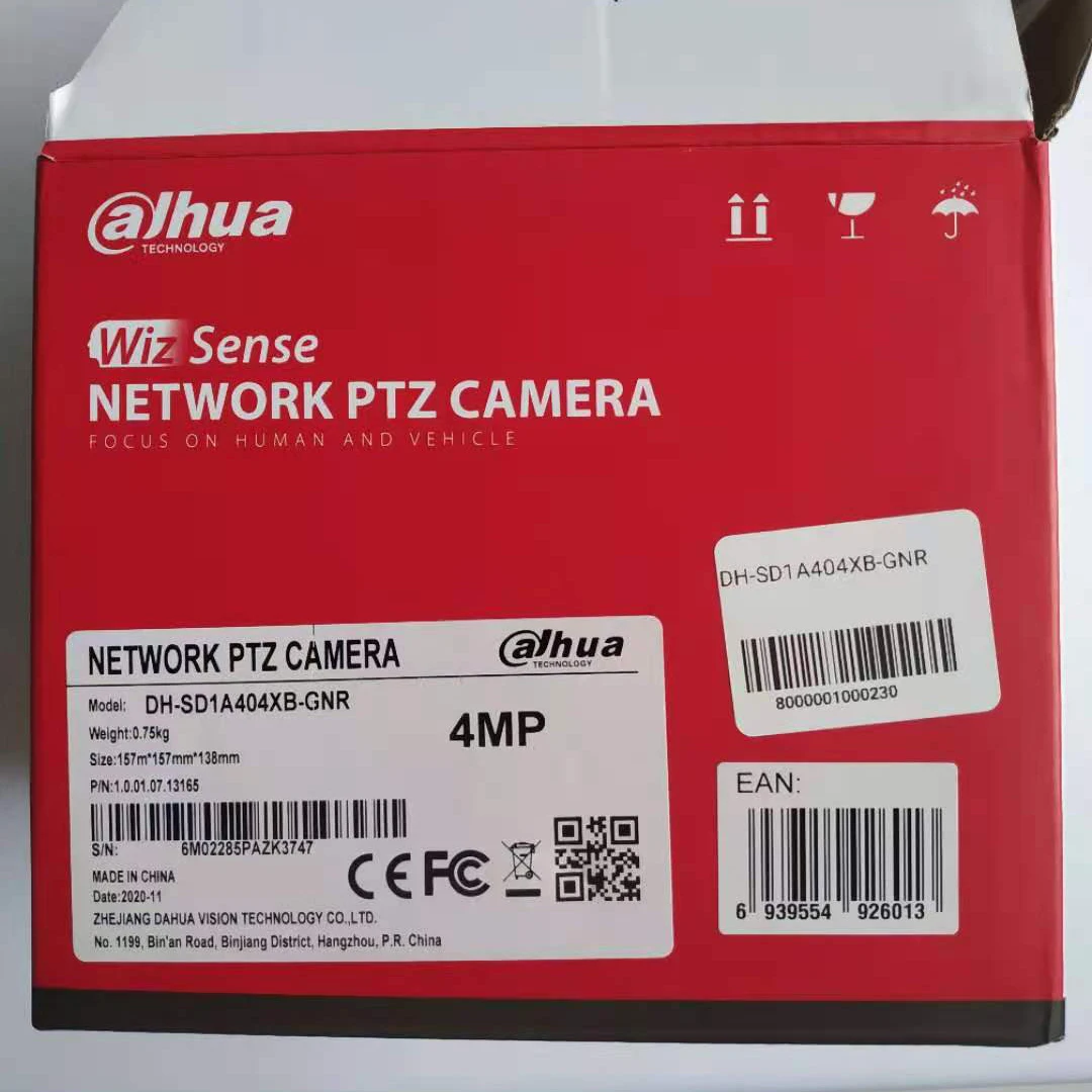 Telecamera di rete WizSense PTZ Starlight 4MP Dahua SD1A404XB-GNR SD1A404XB-GNR-W rilevamento facciale persone che contano telecamera di sicurezza IP