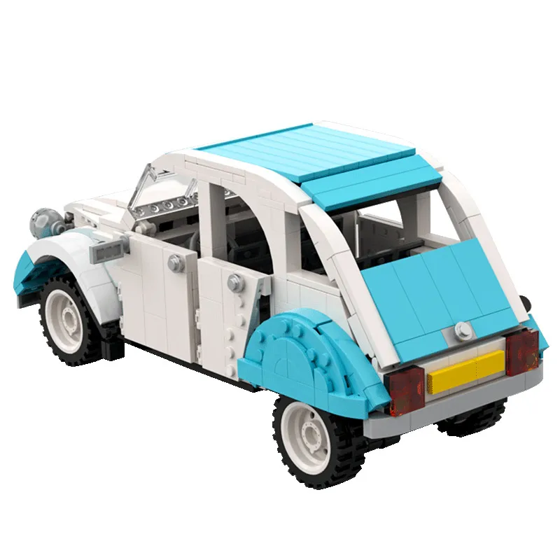 760pcs MOC Classic Car Collection Model Building Blocks high-tech Vehicle Kids DIY Educational Bricks Toys for Children Xmas Gif