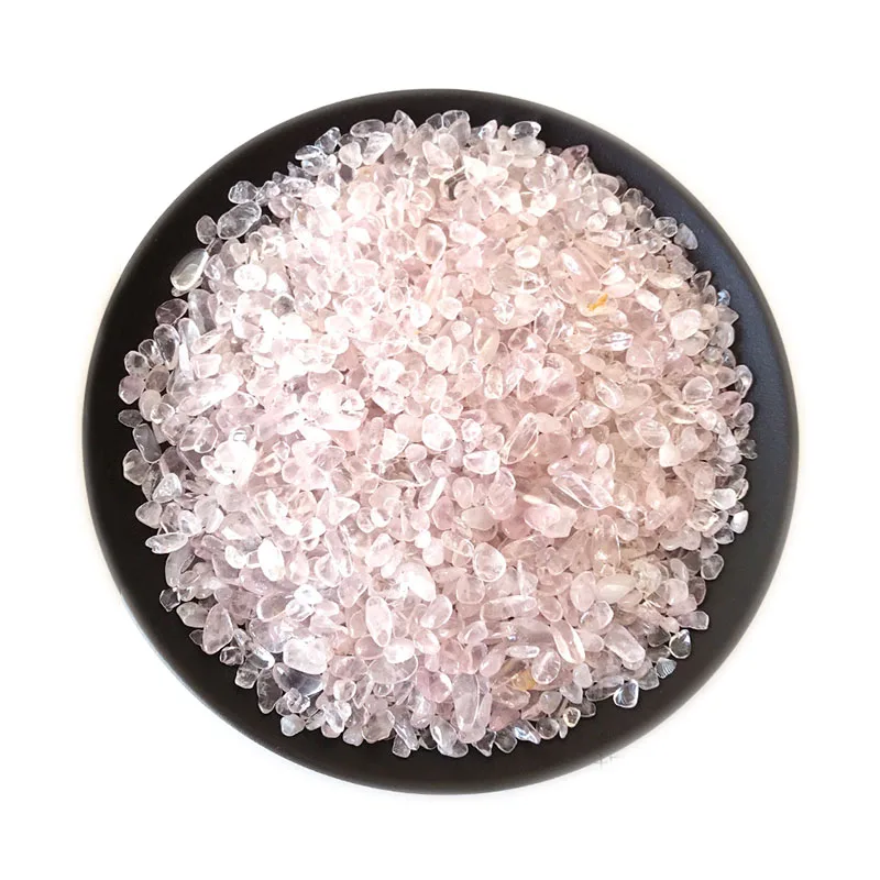 

100g Natural Pink Rose Crystals Bulk Reiki Healing Gravel Polished Stone Aquarium Accessories Home Decoration