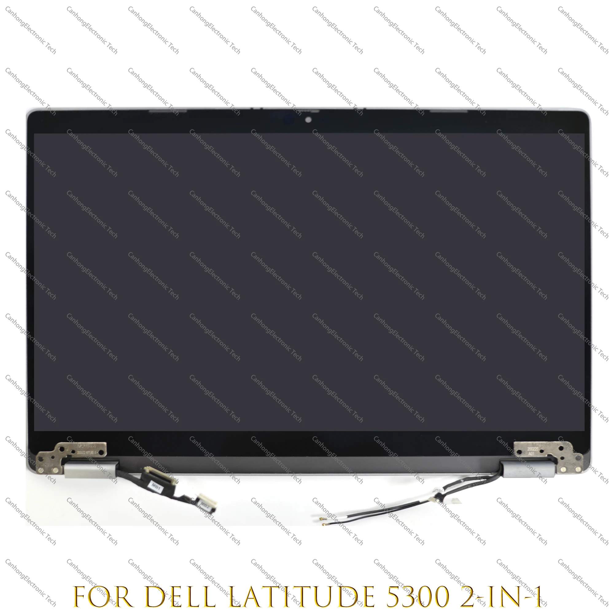 

13.3" LCD Touch Screen Digitizer Replacement Complete Assembly With Hinges For Dell Latitude 5300 2-in-1 P96G P96G001