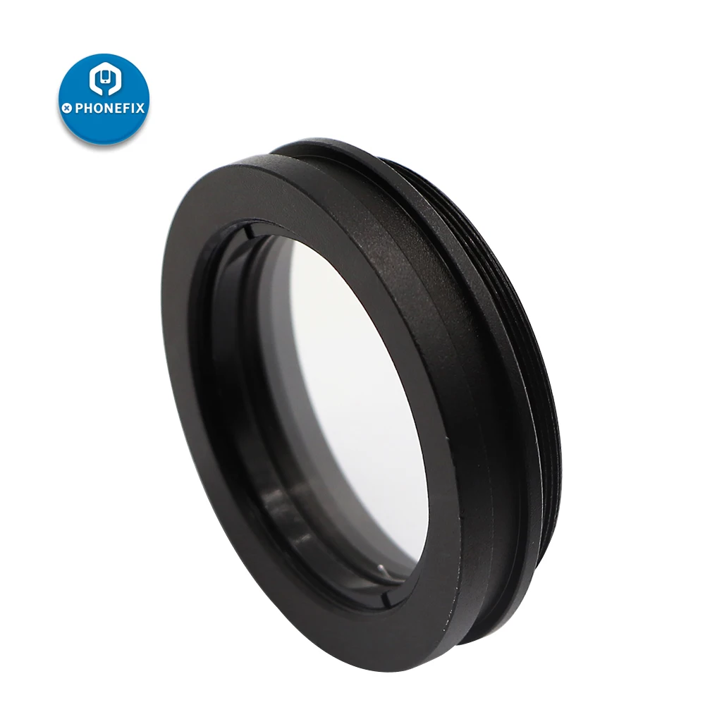 UV Öl Rauch Control Staubdicht Öl Proof Schützende Abdeckung Glas Objektiv für Mikroskop Scratch Prävention Glas für Ziel objektiv