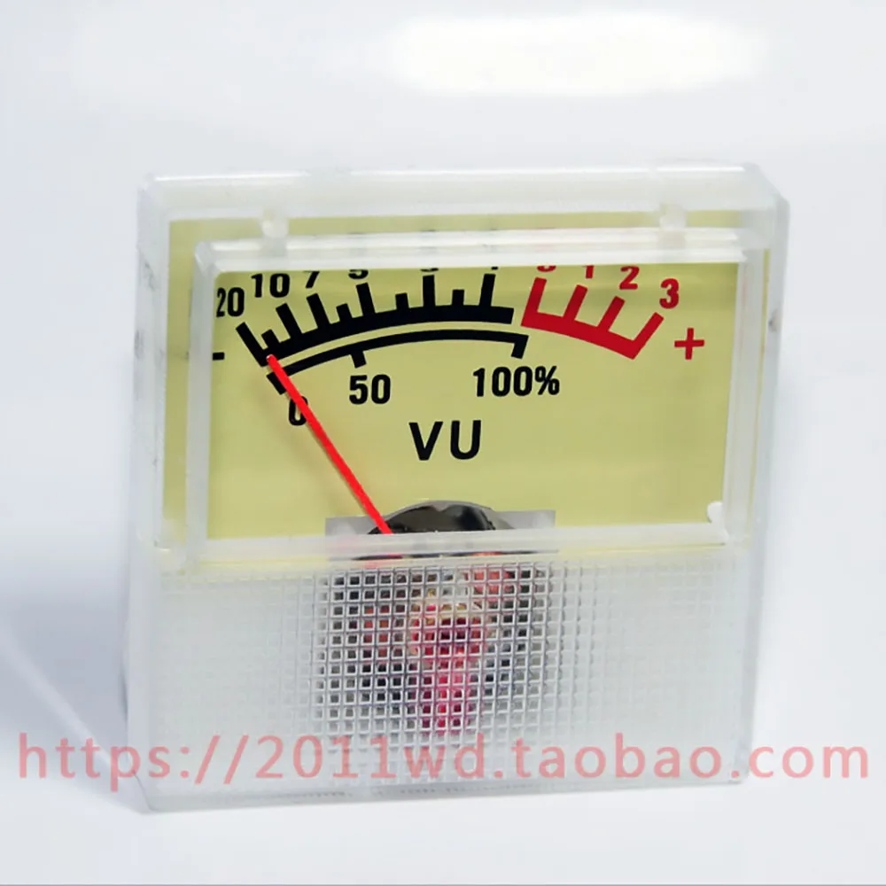 VU Meter Radio Amplifier Pointer Meter 650 Ohm 0-500uA