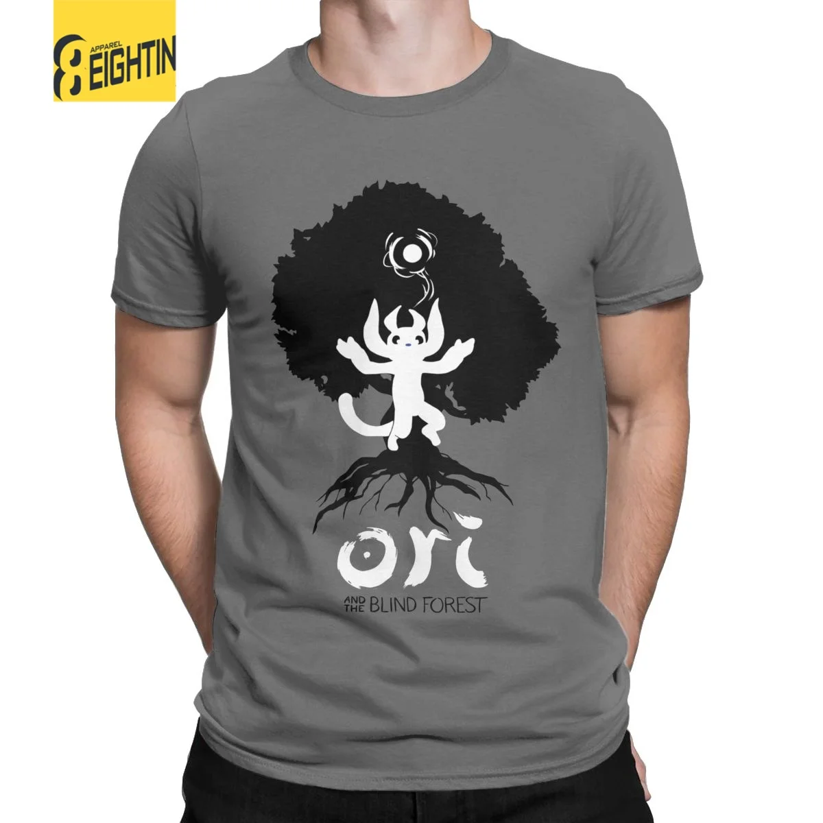 Ori And The Blind Forest T Shirt for Men Cotton Hipster T-Shirts Round Collar Tees Short Sleeve Tops 6XL