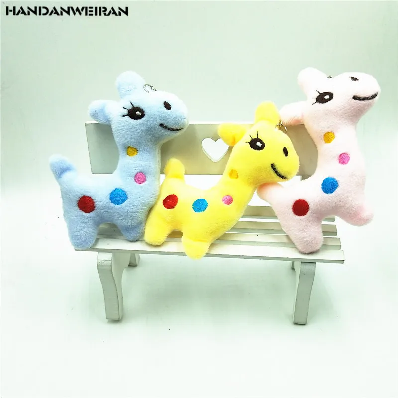 1 Pz Carino Alpaca Peluche Bambola Portachiavi Zaino Fascino Spot Peluche Una Giocattoli Per Le Ragazze 10 CM Bella Cosa HANDAN WEIRAN