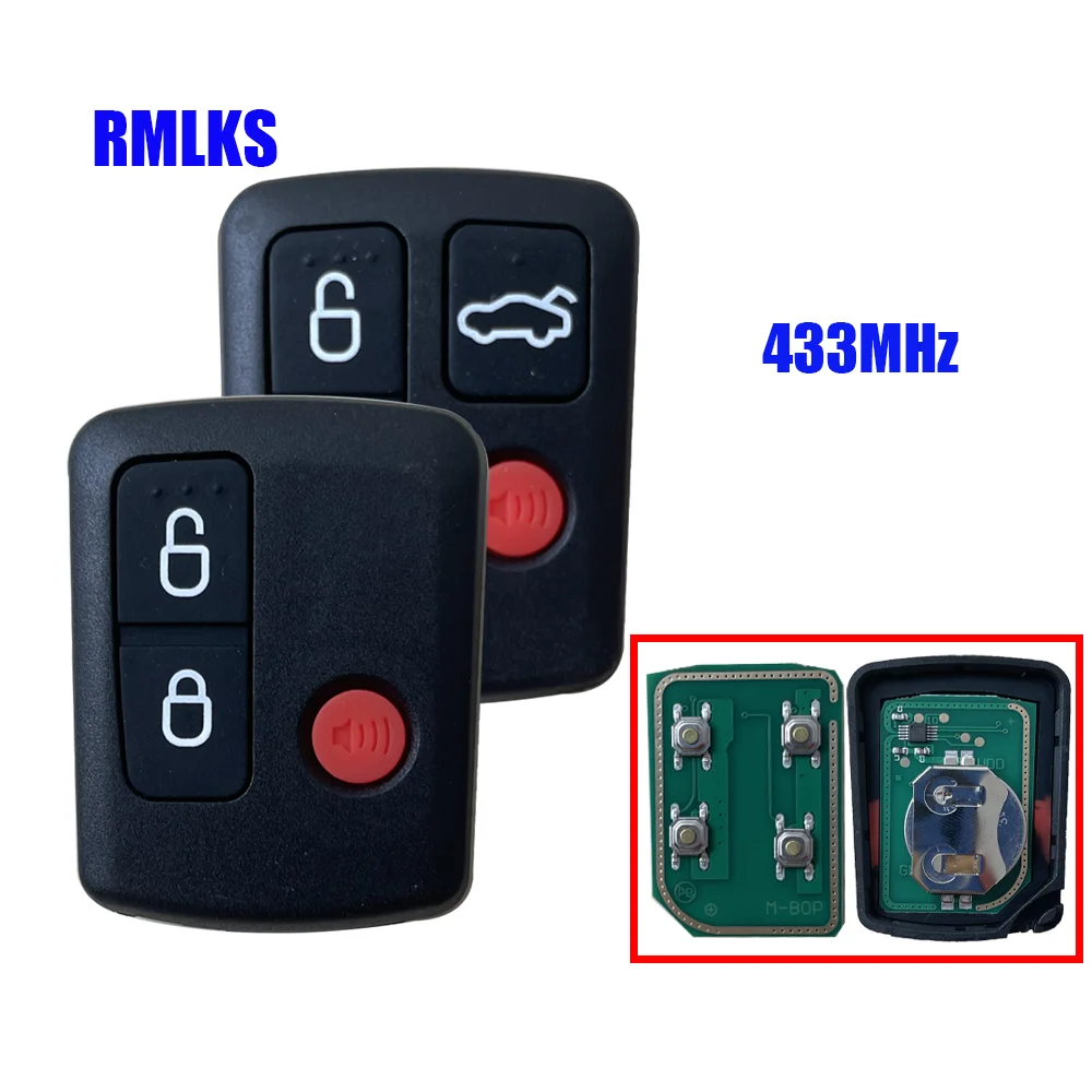 Chave do carro remoto fob 433mhz para ford ba bf falcon sx sy território xr6 xr8 fpv fob substituição inteligente completa do carro chave