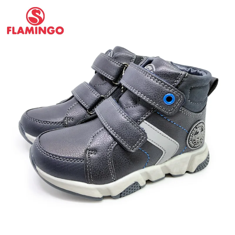 FLAMINGOWinter New Boys  Casual Shoes Autumn School Running Sports Shoes Kids Outdoor Hiking Bare Boots