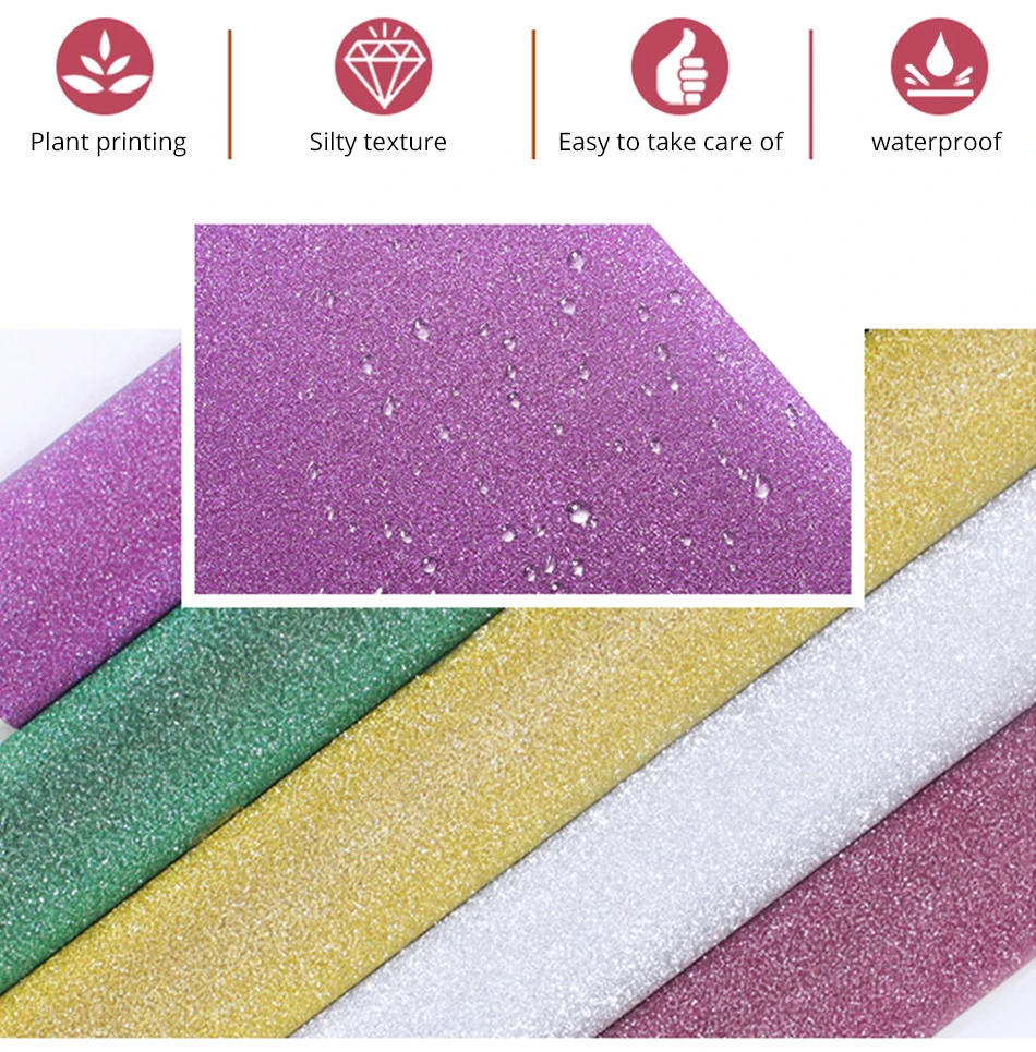 Solid Wallpaper Self Adhesive Bedroom Living Room Wall Sticker Wardrobe Shiny Gift Wrapping Home Improvement New Arrival Glitter